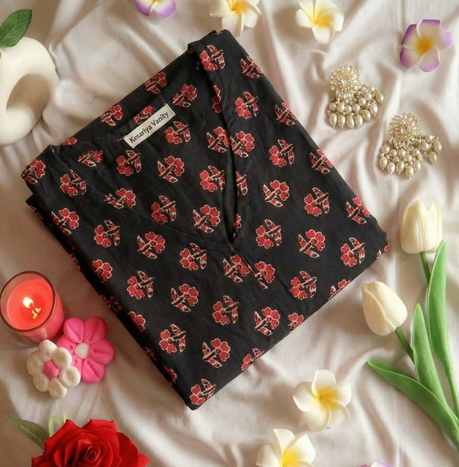 1515A2F8-A4FC-449D-B5AD-80A267D009B2-2.jpg Cola floral Chudidar Kurta - Image 1