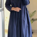 Minimal Indigo Bloom Suit Set