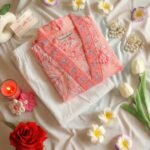 Peach Floral Suit Set - Raahat 7.0