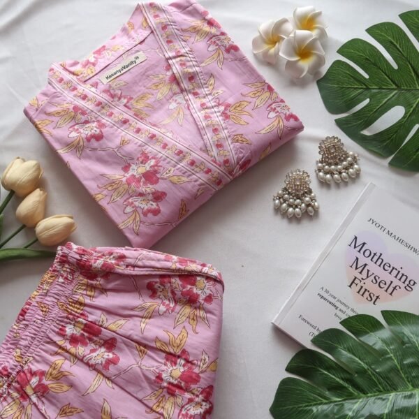 Pink Blossom Suit Set - Raahat6.0