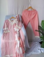 Coral Floral Suit Set - Image 3