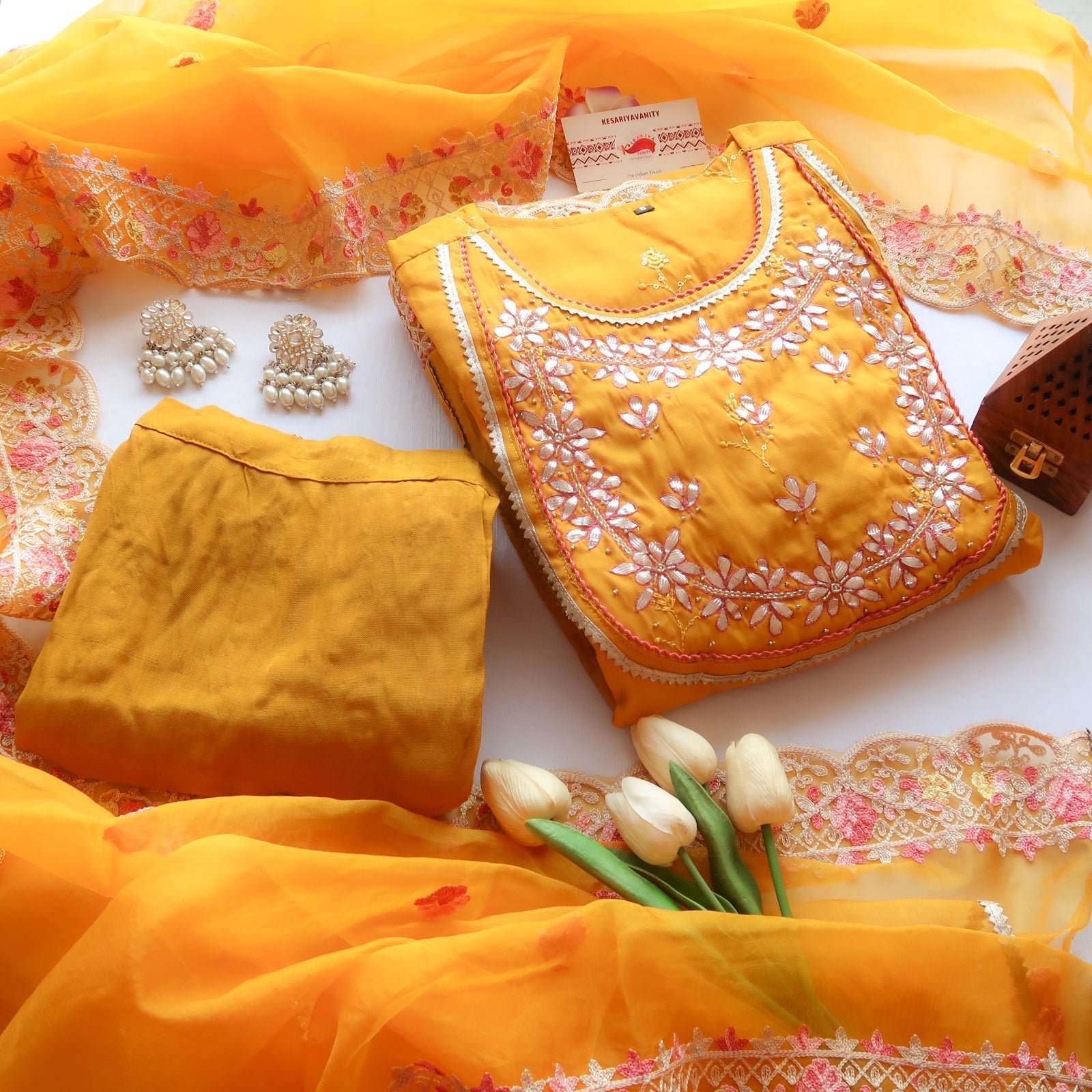 5BC4794F-9B15-444C-901D-6B509D5307EC-2.jpg Haldi Ready 2.0 Anarkali Suit Set - Image 1