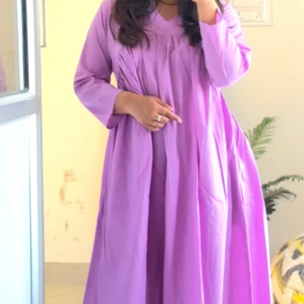 Minimal Lavender Bloom Suit Set