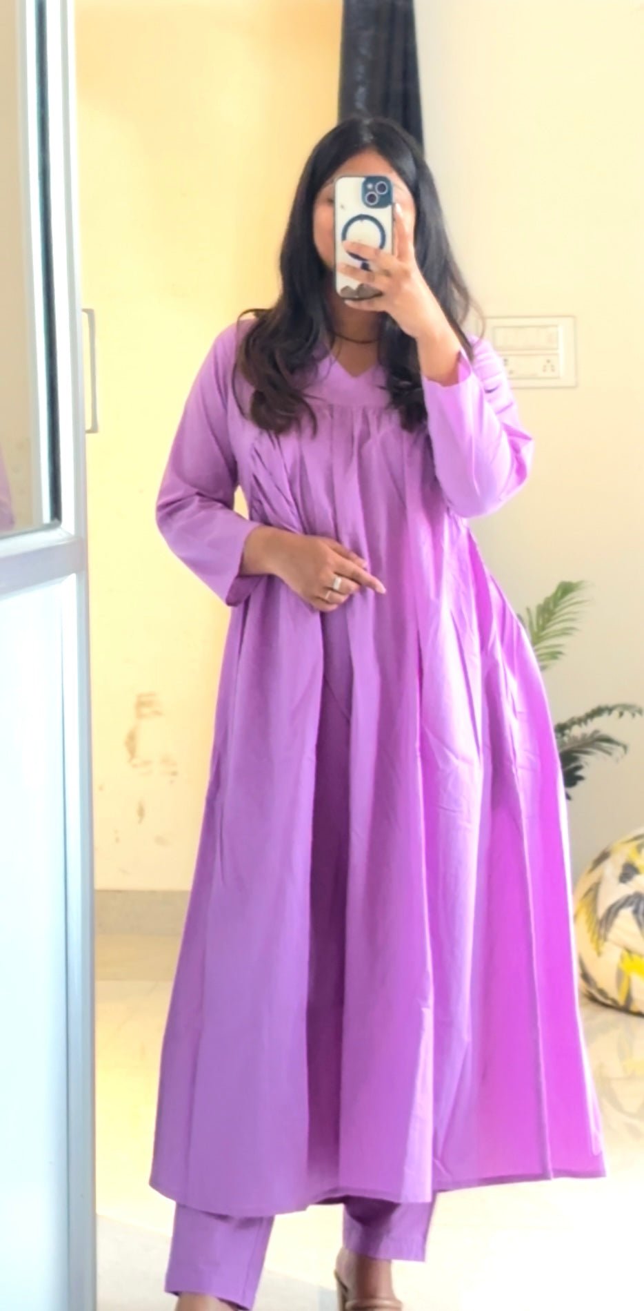 5F67311F-92FE-4D6C-8439-031ED42AAC1A-2.jpg Minimal Lavender Bloom Suit Set - Image 1