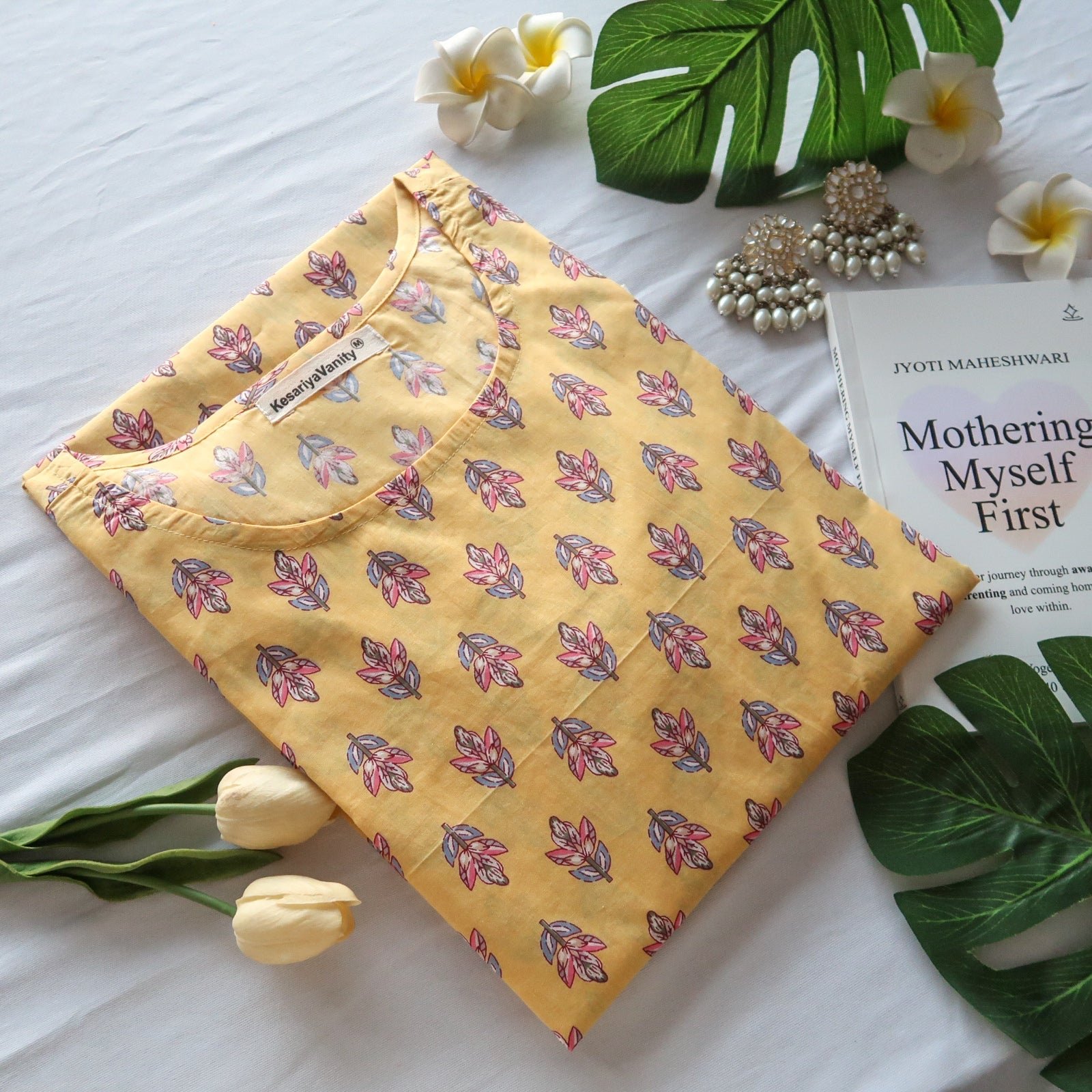 6417E69F-A27A-4C6A-9B31-54DF829F8091-2.jpg Butter Yellow butti Kurta - SALE - Image 1