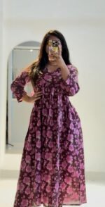 Mehroon Blooms Suit Set - Aaram 2.0 - Image 2