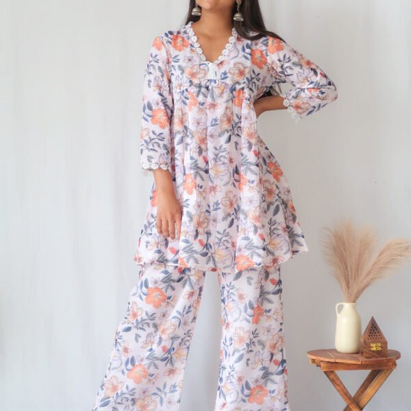 Jasmine Mist Suit Set - Nazakat