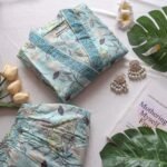 Aqua Blossom Suit Set - Raahat6.0