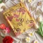 Butter yellow floral Chudidar Kurta