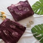 Plum cherry Suit Set - Raahat8.0