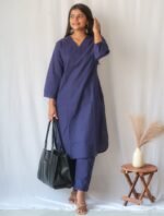 Midnight Blue Suit Set - Aaram - Image 2