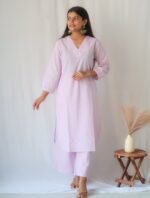 Light Lavender Suit Set - Aaram - Image 2