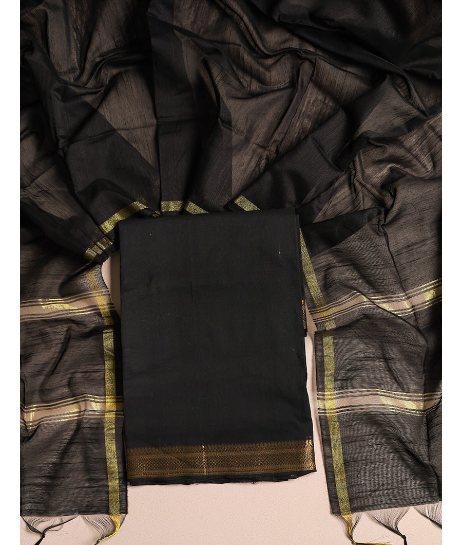 Fabloe-16518-2.jpg PURE MANAGALGIRI HANDLOOM WITH DUPION SILK DUPATTA - Image 1