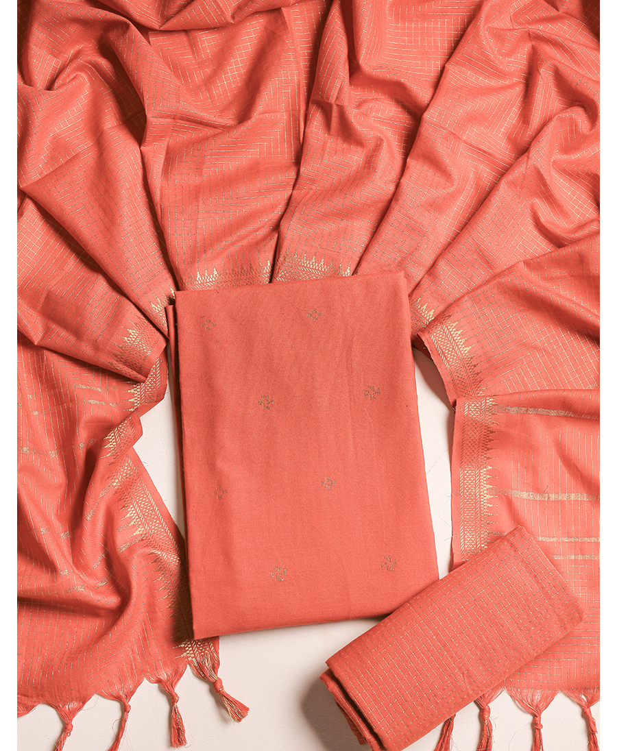 Fabloe-16856_2b846f55-a294-47b8-9cbf-c9abc12e3589-1.png PURE COTTON LUREX SUIT SET - Image 1