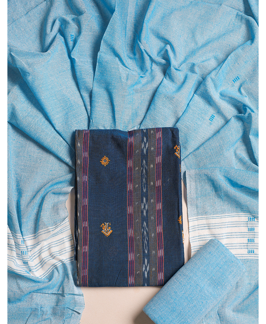 Fabloe-16917-1.png cotton sambalpuri ikat suit sets - Image 1