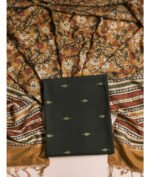 Cotton with chanderi dupatta suit set