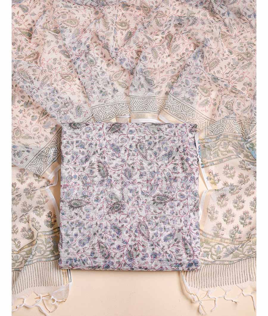 Fabloe-20154-1.jpg PURE COTTON KOTA TOP AND DUPATTA SET - Image 1