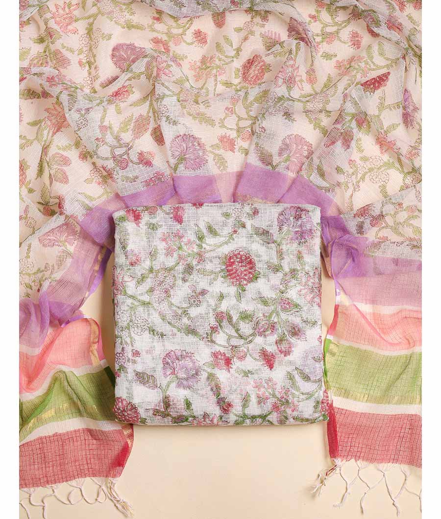 Fabloe-20159-1.jpg PURE COTTON KOTA TOP AND DUPATTA SET - Image 1