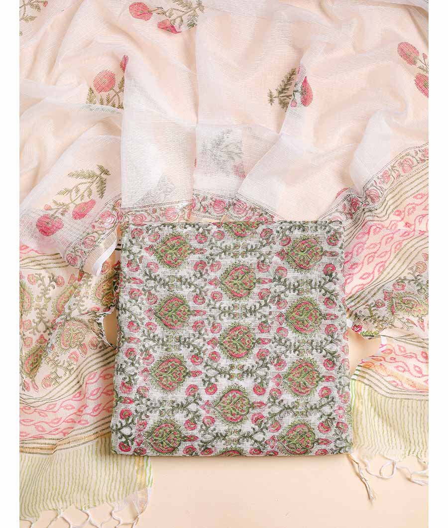 Fabloe-20167-1.jpg PURE COTTON KOTA TOP AND DUPATTA SET - Image 1