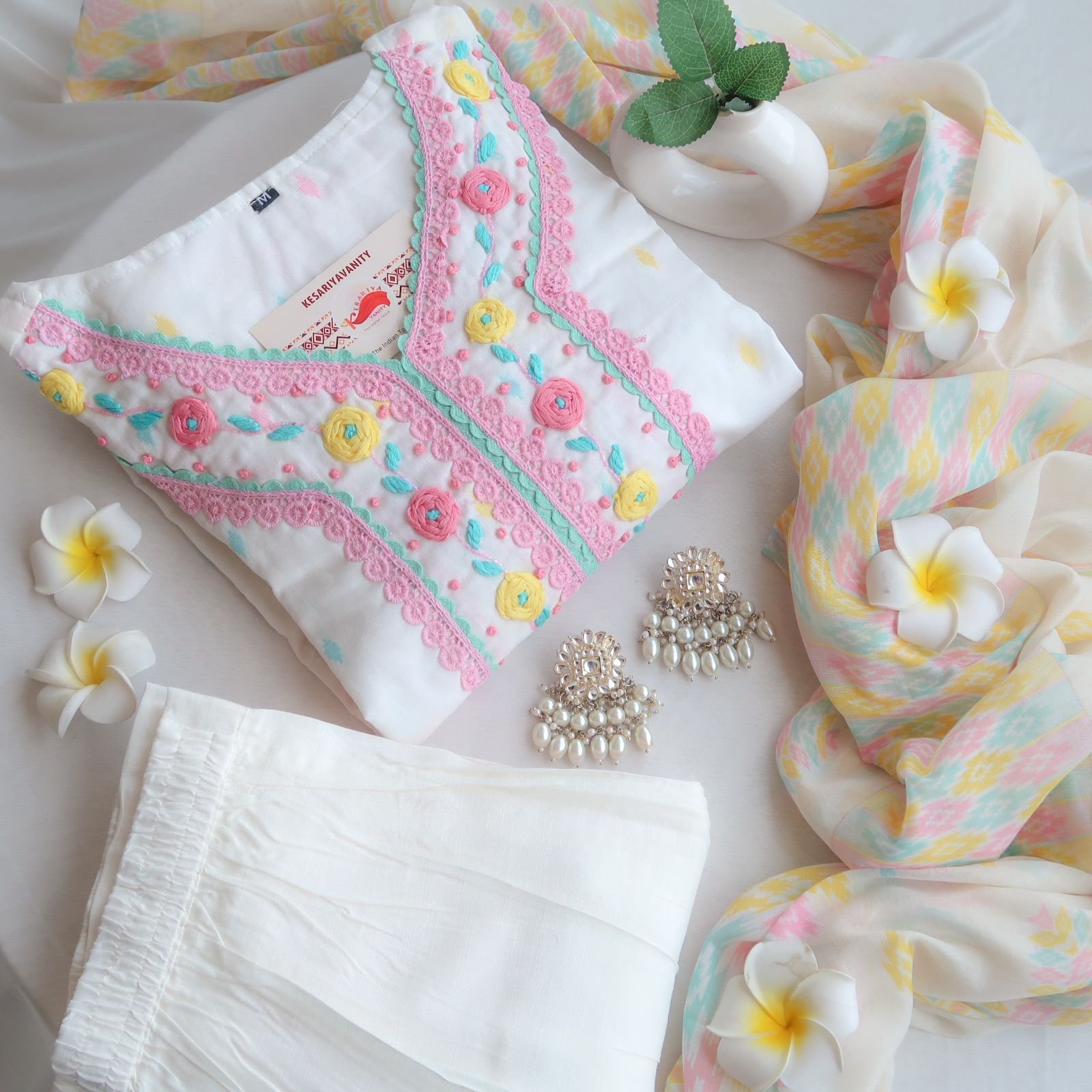 IMG-20240919-WA0003-4.jpg Pastel Handwork Suit Set - Image 1