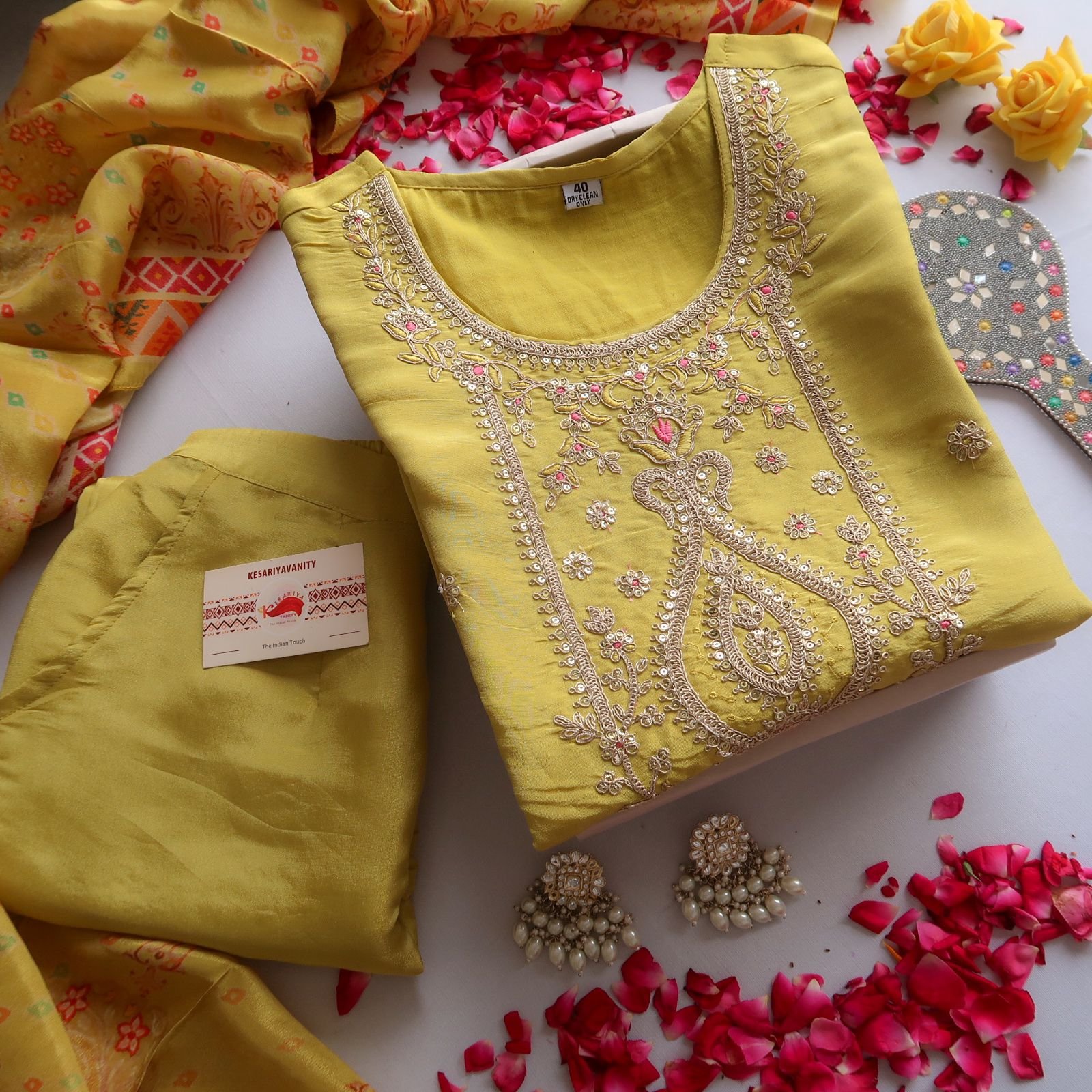 IMG-20241011-WA0008-2.jpg Green Festive Slim Fit Suit Set - SALE - Image 1