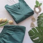 Minimal Green Comforter Suit Set
