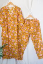 Mustard Bloom Slim Fit Suit Set - Sukoon 10.0 - Image 2