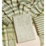 COTTON WOVEN 3 PIECE SUIT SET