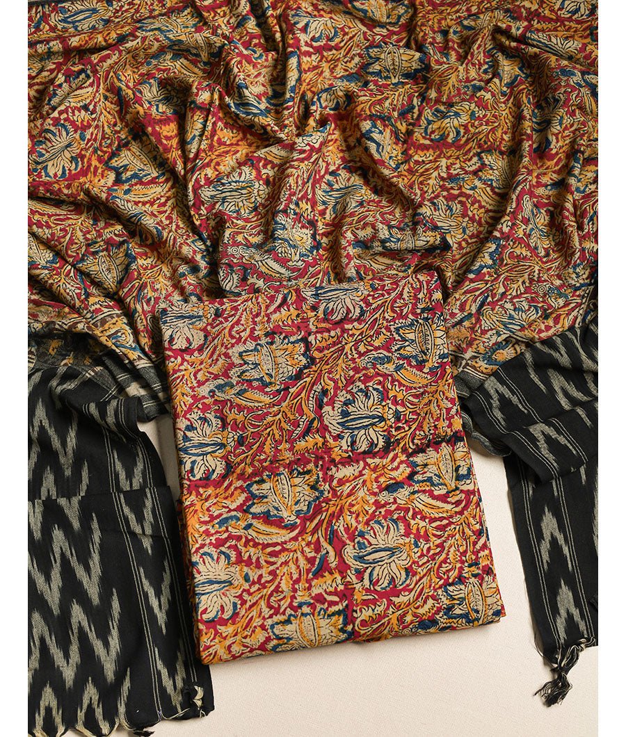 fabloe-10409-2.jpg COTTON KALAMKARI 2 PIECE SUIT SET - Image 1