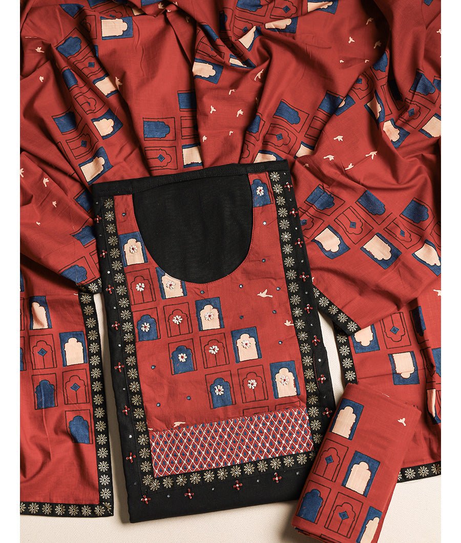 fabloe-11348-2.jpg PURE COTTON SUIT SET - Image 1