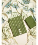 COTTON WOVEN 3 PIECE SUIT SET