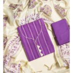 COTTON WOVEN 3 PIECE SUIT SET