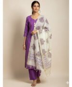 COTTON WOVEN 3 PIECE SUIT SET - Image 2